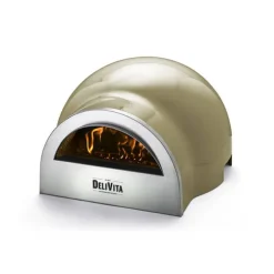 Delivita houtgestookte oven 59 x 59 x 39 cm Olive Green