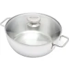 Demeyere Apollo braadpan met glasdeksel ø 24 cm rvs mat