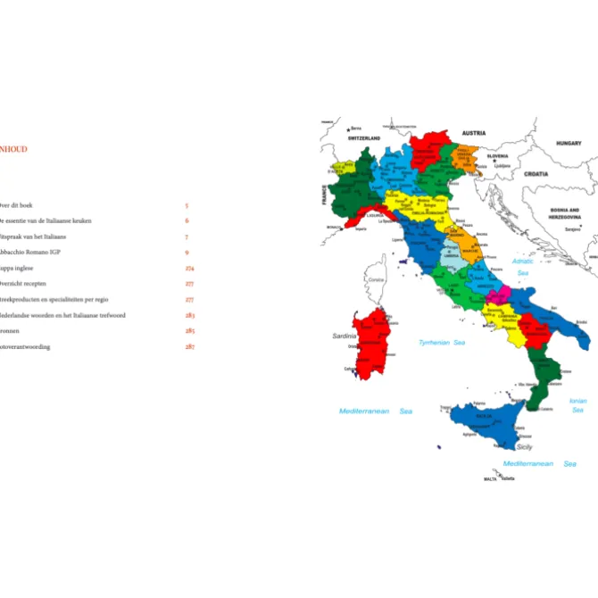 De smaken van Italië : streekproducten en ingrediënten