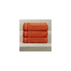De Witte Lietaer Excellence handdoek 60 x 40 cm katoen burnt orange