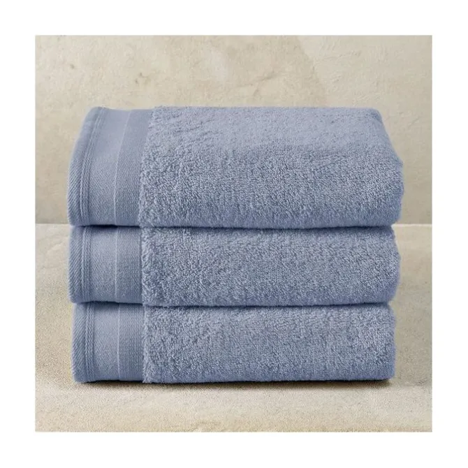 De Witte Lietaer Excellence handdoek 60 x 40 cm katoen aubergine
