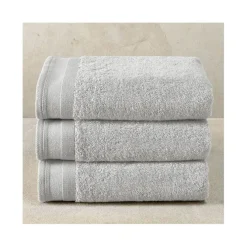 De Witte Lietaer Excellence handdoek 60 x 40 cm katoen silver