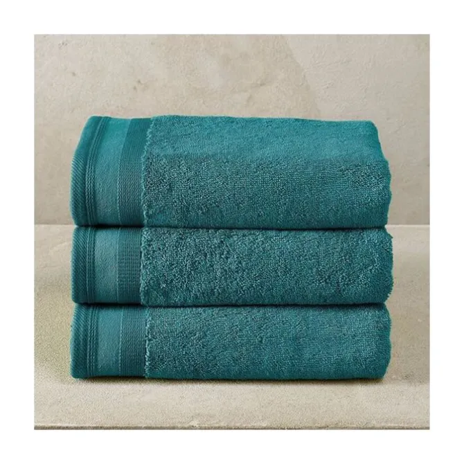 De Witte Lietaer Excellence handdoek 60 x 40 cm katoen prune
