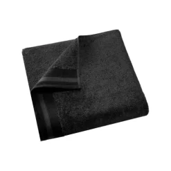 De Witte Lietaer Excellence handdoek 60 x 60 cm katoen Black