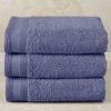 De Witte Lietaer Excellence handdoek 60 x 40 cm katoen sapphire blue