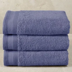 De Witte Lietaer Excellence handdoek 60 x 40 cm katoen sapphire blue