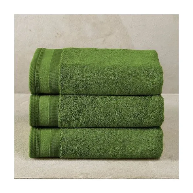 De Witte Lietaer Excellence handdoek 60 x 40 cm katoen cactus