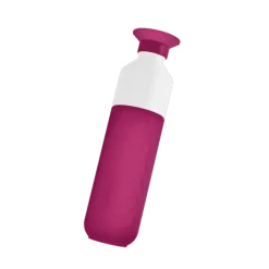 Dopper waterfles 450 ml kunststof Funky Fuchsia