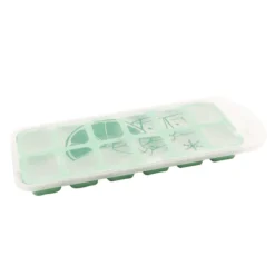 Dotz ijsblokjesvorm met deksel 12 vakken silicone mintgroen
