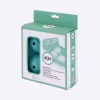 Dotz ijsblokjesvorm rond 4 ijsblokken ø 6 cm silicone aquablauw