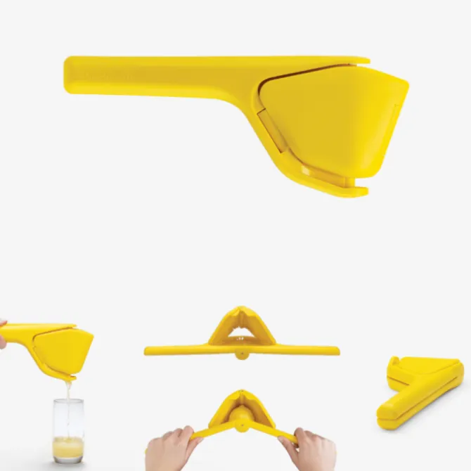 Dreamfarm Fluicer citroenpers 25 cm rvs geel