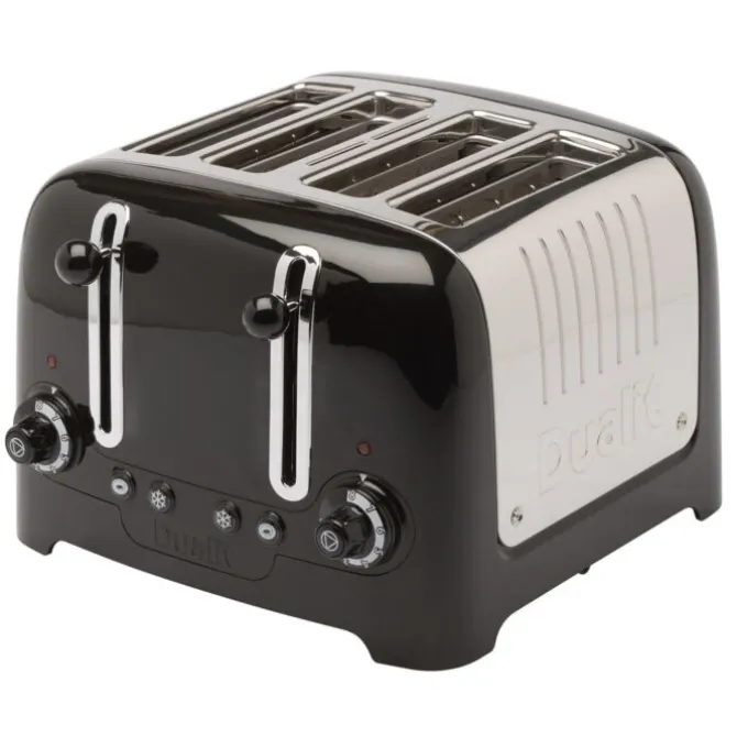 Dualit Lite broodrooster 4 sleuven rvs zwart