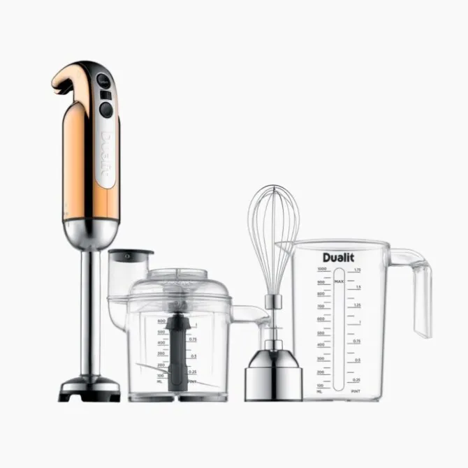 Dualit staafmixerset koperkleurig