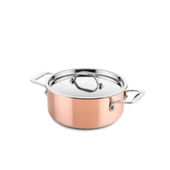 DUCQ kookpan voor inductie ø 20 cm koper