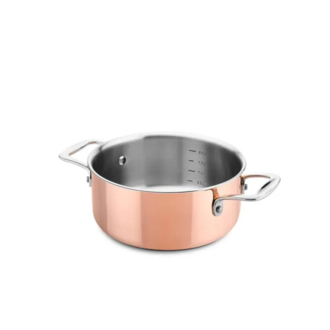 DUCQ kookpan voor inductie ø 20 cm koper
