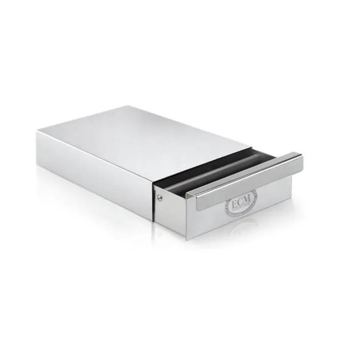 ECM Large uitklopbak met lade rvs