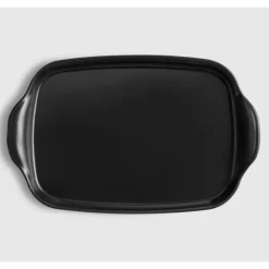 Emile Henry BBQ Plancha grill 42,5 x 27,5 cm zwart