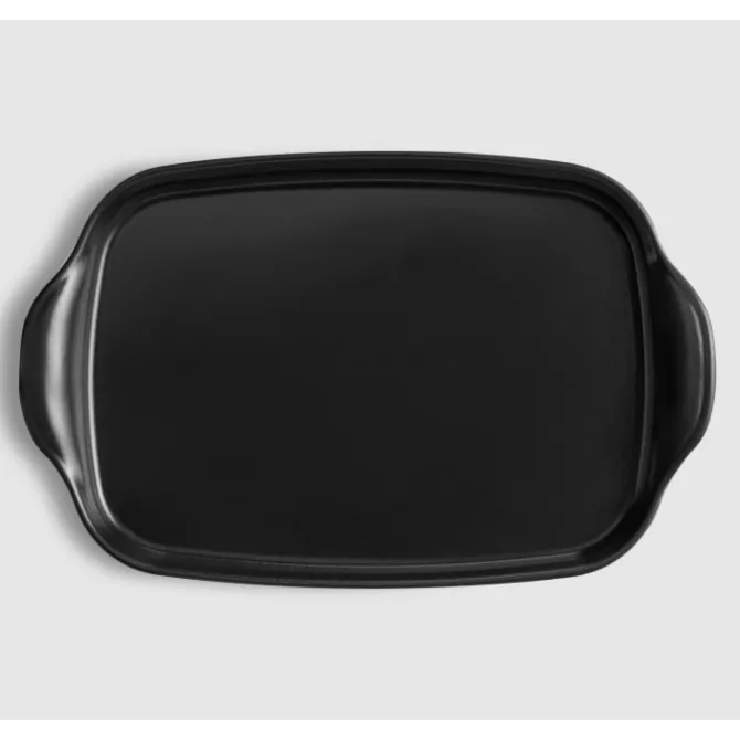 Emile Henry BBQ Plancha grill 42,5 x 27,5 cm zwart