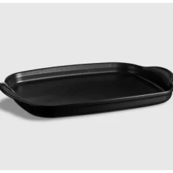 Emile Henry BBQ Plancha grill 42,5 x 27,5 cm zwart