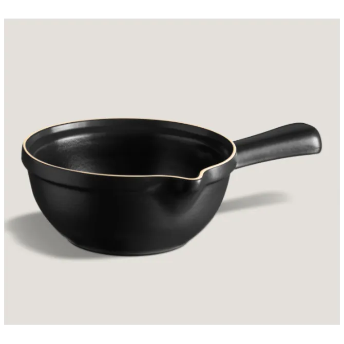Emile Henry BBQ pot 1,2 liter ø 18,5 cm zwart
