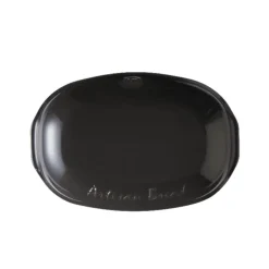 Emile Henry Le Pain Artisan broodbakpan 34 x 21,5 cm aardewerk zwart