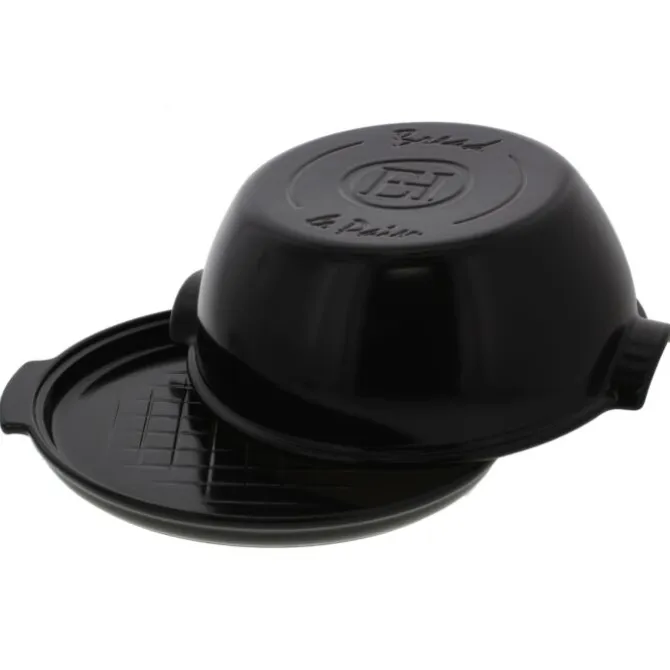Emile Henry Le Pain Maison broodbakvorm rond 32,5 cm aardewerk Fusain