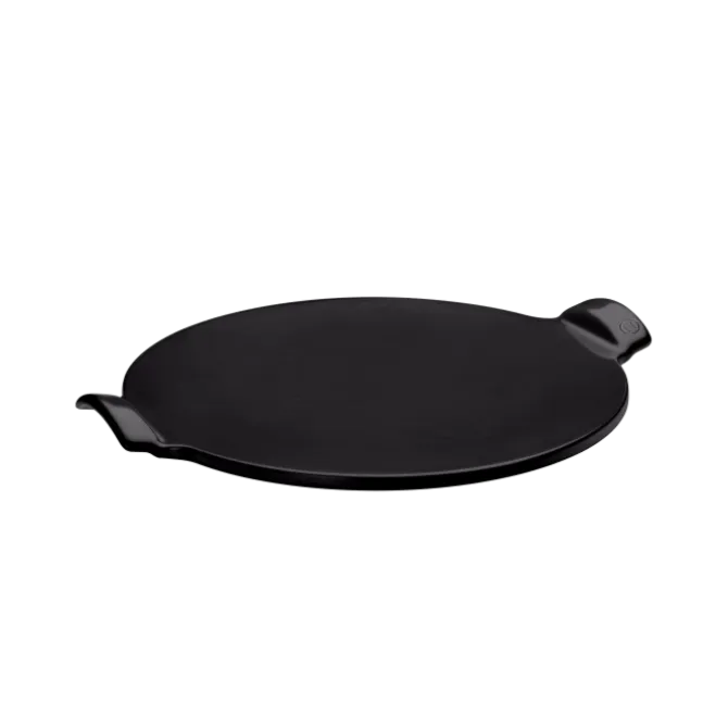 Emile Henry pizzasteen ø 37 cm keramiek Fusain