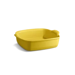 Emile Henry vierkante ovenschaal 24 x 24 cm keramiek Jaune Provence