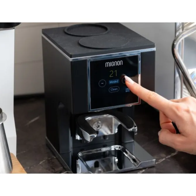 Eureka Mignon automatische tamper voor bonenmolen