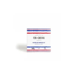 Fer à Cheval pure zeep olijfolie met Franse vlag 300 gram