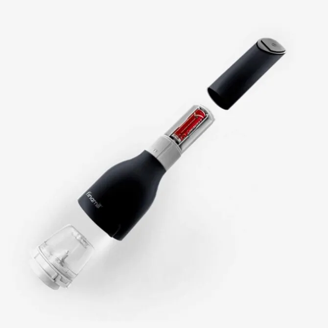 Finamill All-In-One kruidenmolen inclusief 2 Pro Plus Pods Midnight Black
