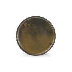 Fine2Dine Escura dinerbord ø 26 cm porselein donkerbruin