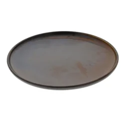 Fine2Dine Escura dinerbord ø 26 cm porselein donkerbruin
