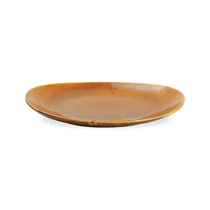 Fine2Dine Escura ovaal schaal ø 31 cm porselein donkerbruin