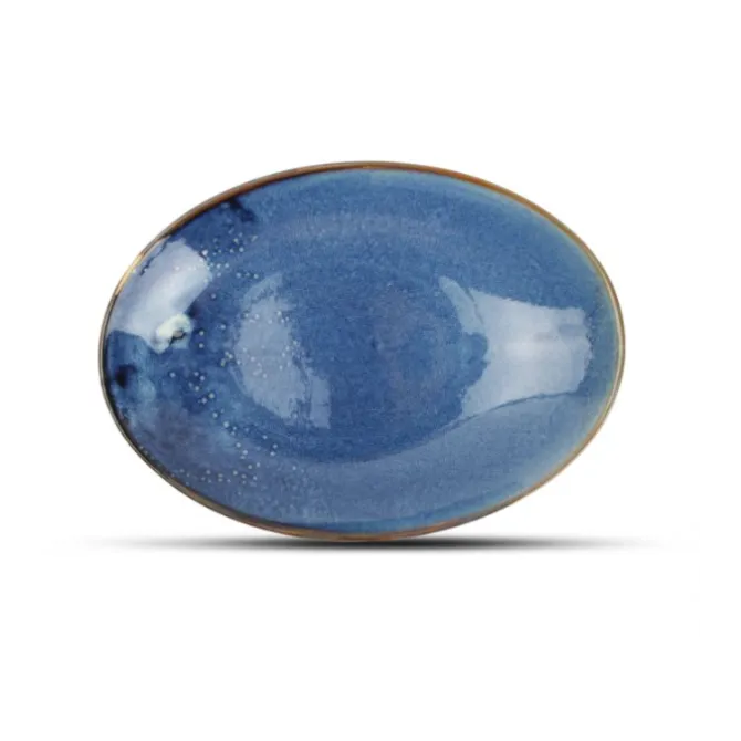 Fine2Dine Nova schaal ovaal 30 x 21 cm porselein blauw