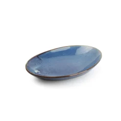 Fine2Dine Nova schaal ovaal 30 x 21 cm porselein blauw