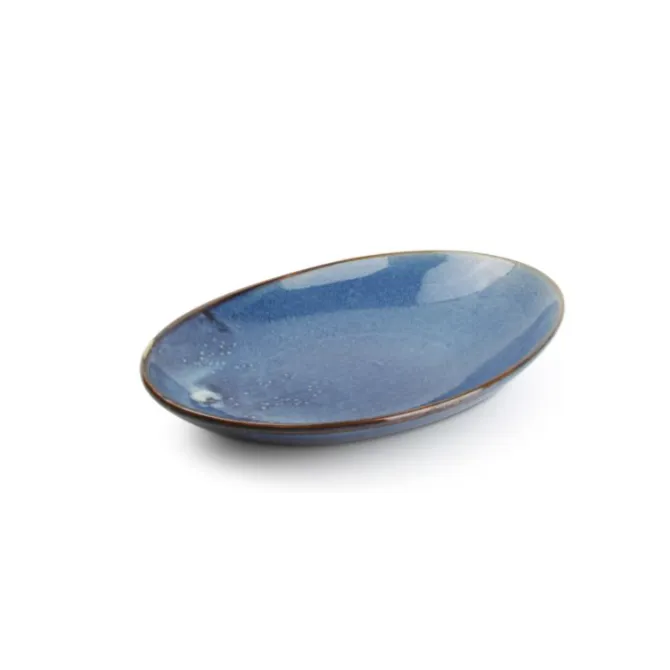 Fine2Dine Nova schaal ovaal 30 x 21 cm porselein blauw