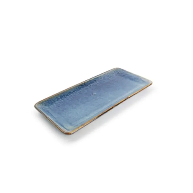 Fine2Dine Nova serveerschaal 30,5 x 14 cm porselein blauw