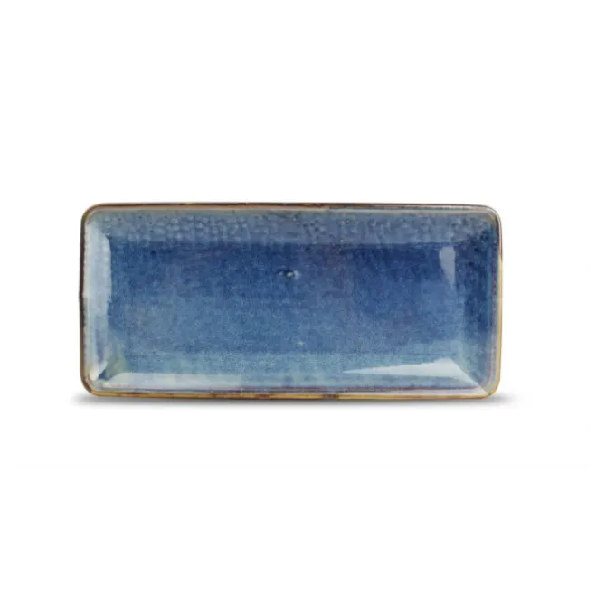 Fine2Dine Nova serveerschaal 30,5 x 14 cm porselein blauw