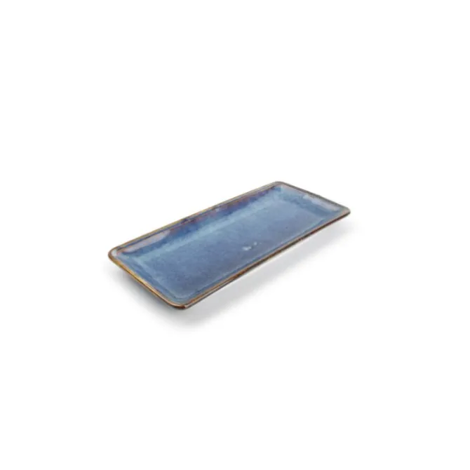 Fine2Dine Nova serveerschaal 25,5 x 11,5 cm porselein blauw