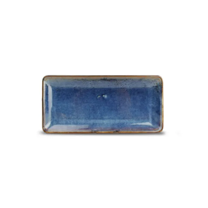 Fine2Dine Nova serveerschaal 25,5 x 11,5 cm porselein blauw