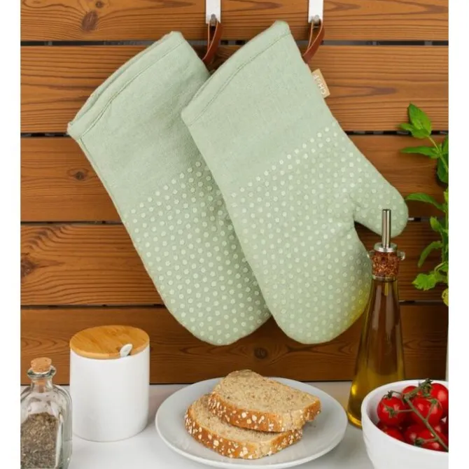 Finesse Chef Dots ovenwant 18 x 33 cm Celadon
