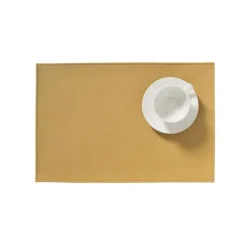 Finesse Monaco Raw XL placemat 35 x 48 cm kunstleer Ocre