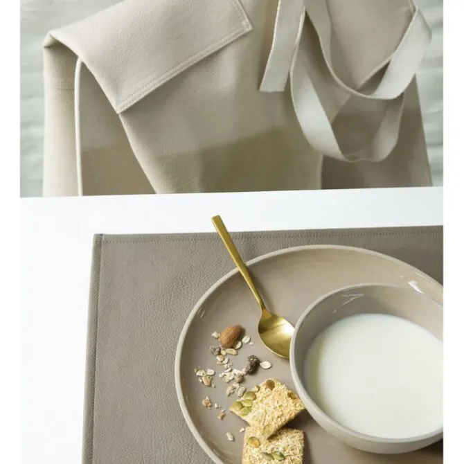 Finesse Monaco schort 96 x 64 cm kunstleer Taupe