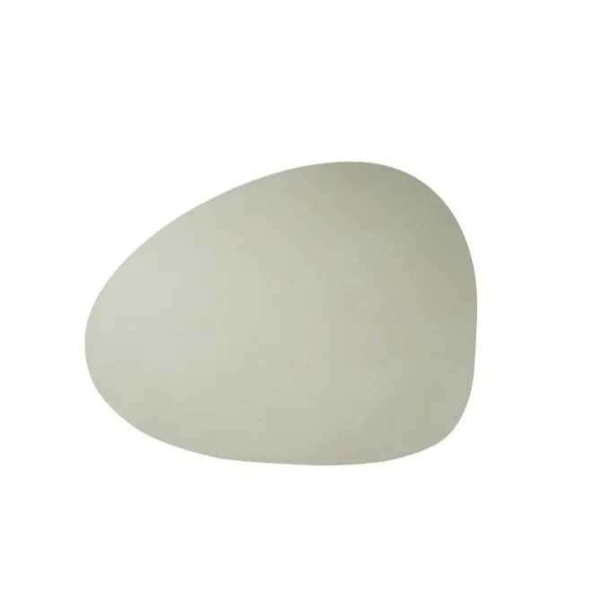 Finesse Skin Natur Pebble placemat 40 x 46 cm leer Laurel