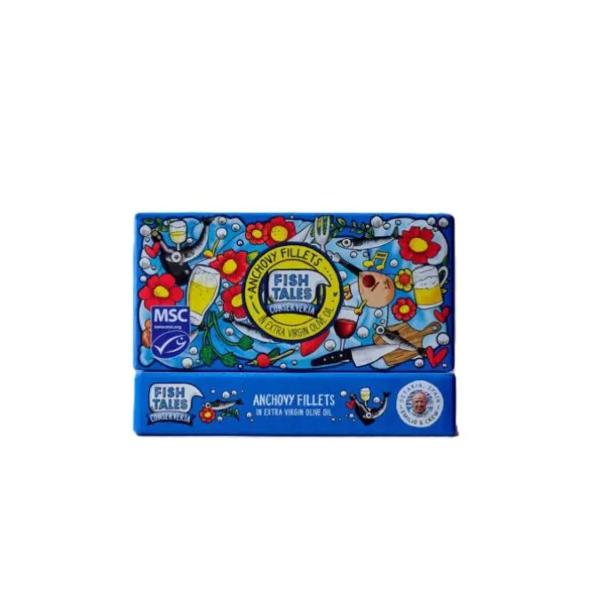 Fishtales ansjovis in extra virgin olijfolie 45 gram