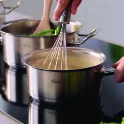 Fissler Original Profi collection pannenset met gratis Crispy serveerpan rvs 6-delig