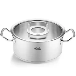 Fissler Original Profi kookpan laag met glasdeksel ø 20 cm rvs