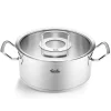 Fissler Original Profi kookpan laag met glasdeksel ø 24 cm rvs