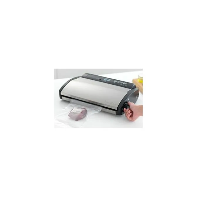 FoodSaver Topline vacuümmachine 28 cm rvs zwart